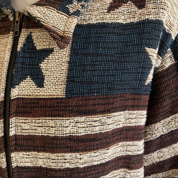Shaver Lake Woven Star and Stripe Print Jacket - Picture 5 of 8